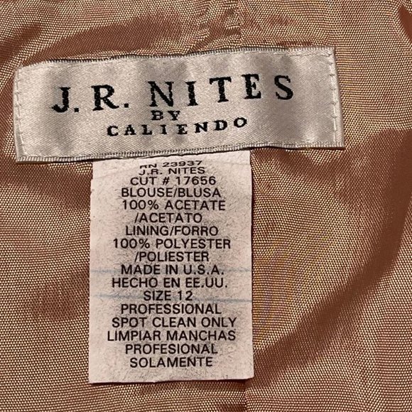 Sequins top Sz. 12, J.R. Nites - Picture 4 of 9